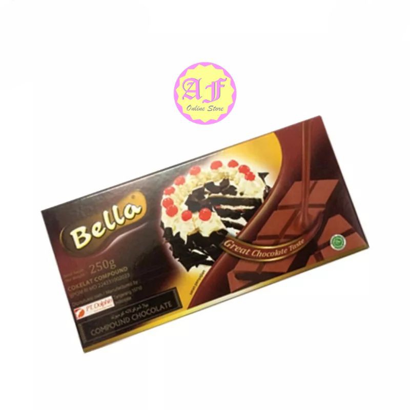 

Bella Chocolate Dark Compound 250gr