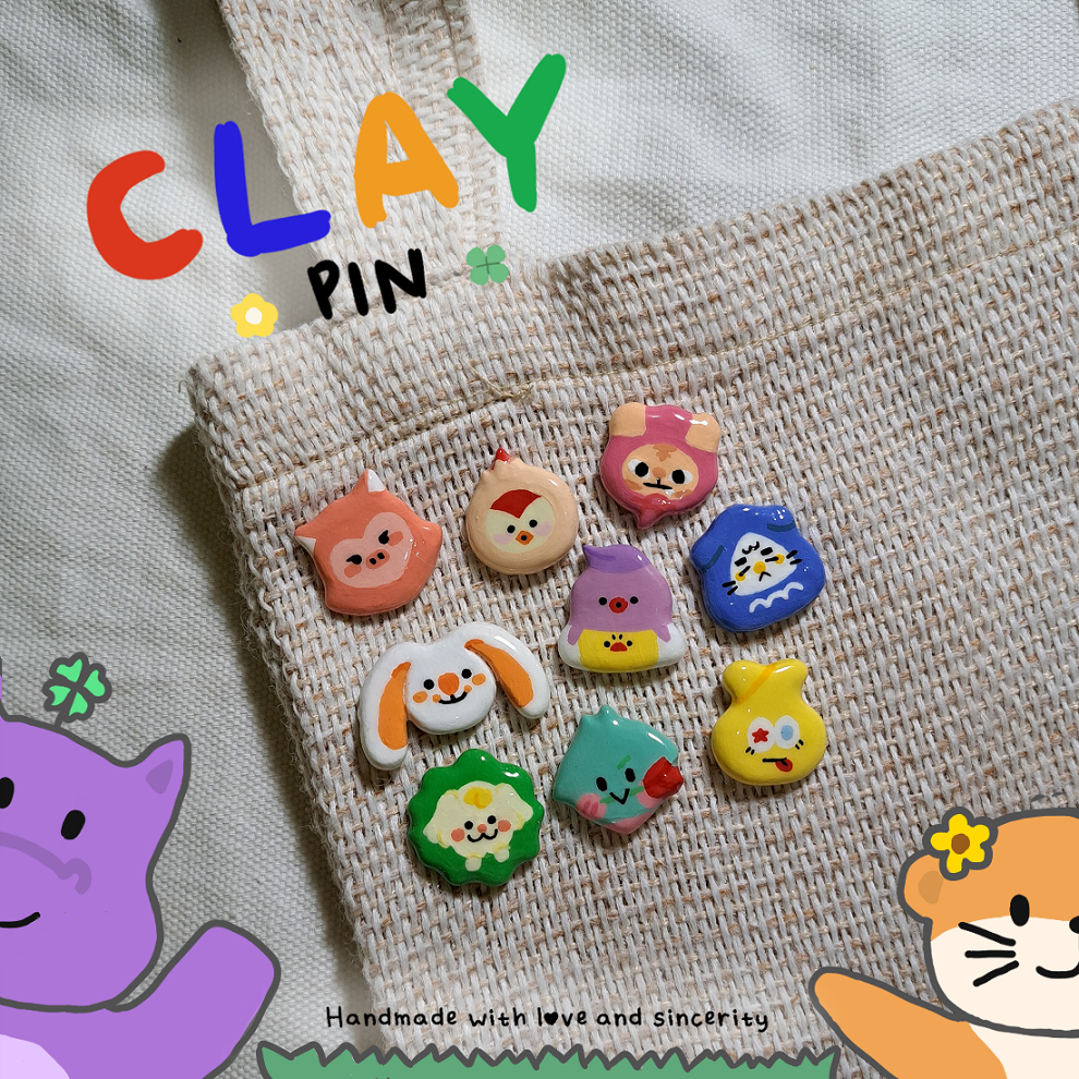 Clay pin CCrew (Cravity) Edition