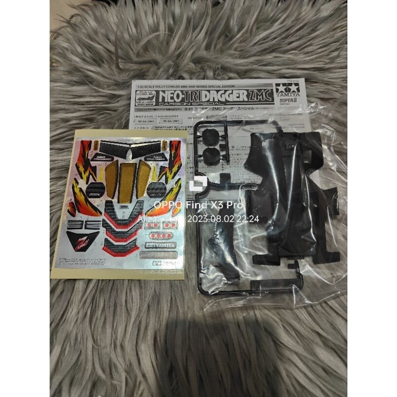 Tamiya 95508 Body Neo Tridagger Zmc Carbon Special + Decal +