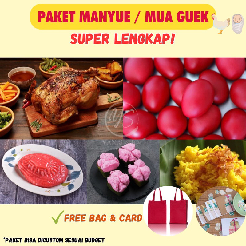 

PAKET AYAM MANYUE / MUA GUEK -MAN YUE | MANYEK BABY 1 BULAN / BABY BORN