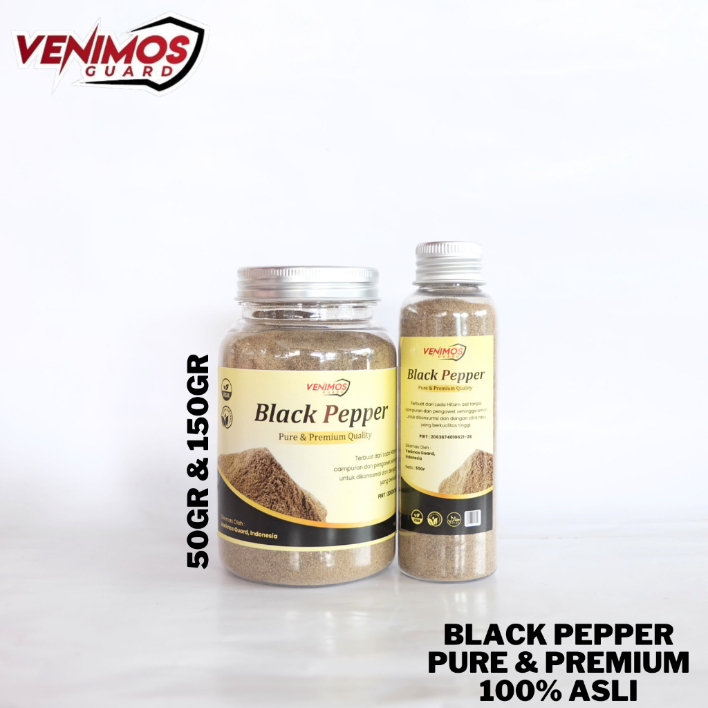 

VENIMOS BLACK PEPPER POWDER BUBUK LADA HITAM BUMBU MASAK DAPUR | BUBUK LADA HITAM