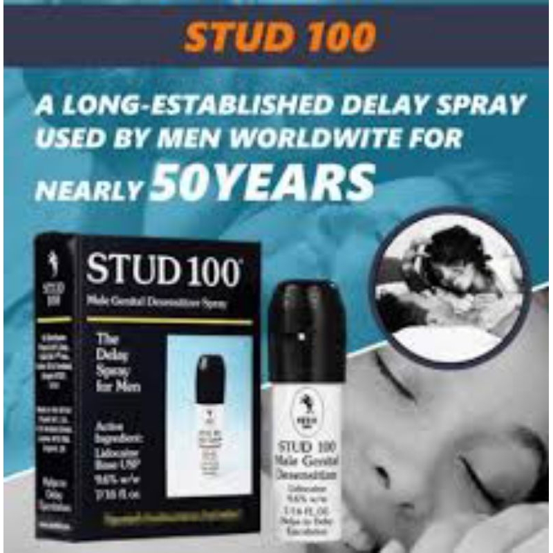 {BISA COD } Stud 100 Spray Gold Original 100%,Obatt kuat tahan lama, menambah stamina