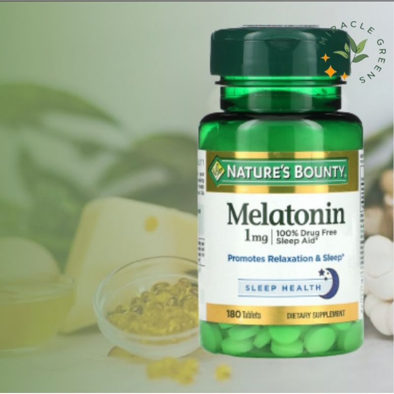 Nature's Bounty dan Puritan's Pride Sleeping Aid Melatonin 1mg (eceran/share)
