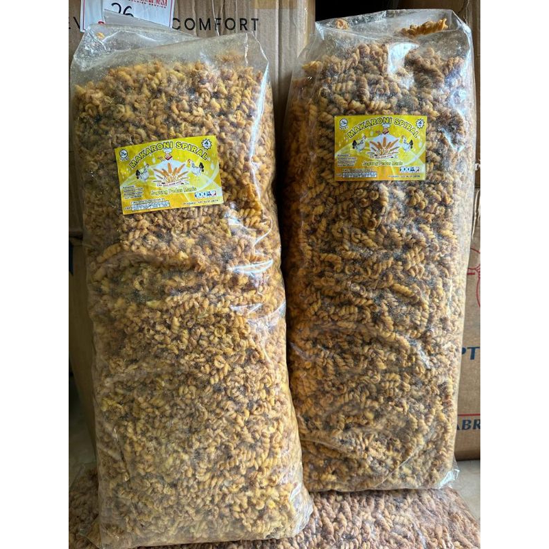 

Makaroni Spiral Rasa Jagung Pedas Manis