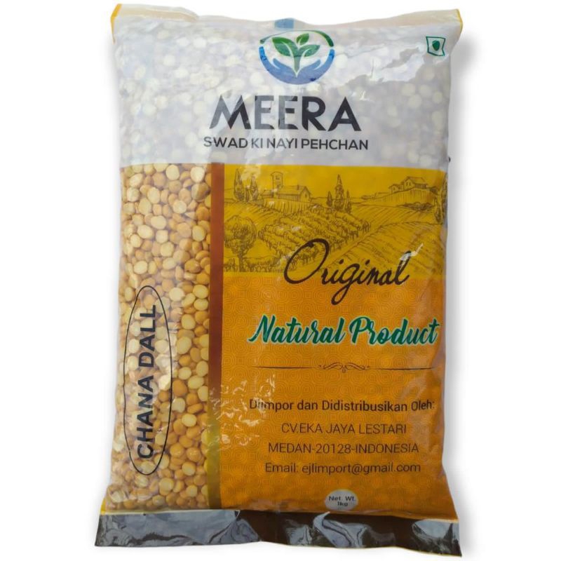 

Meera Chana Dall 1Kg / Kacang Lentils impor India