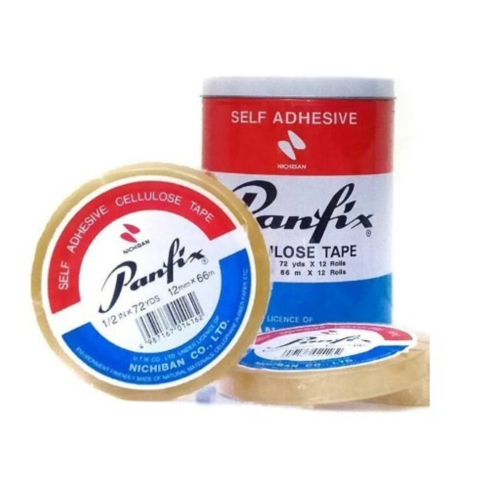 

Selotip / Cellulose Tape 1/2 inch x 72 yards Panfix