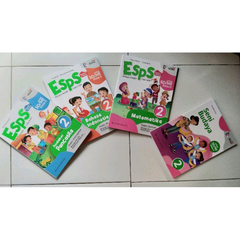 ESPS  paket 4 Mapel kelas 2 sd (bhs ind, pdd pancasila, matematika dan sbdp)