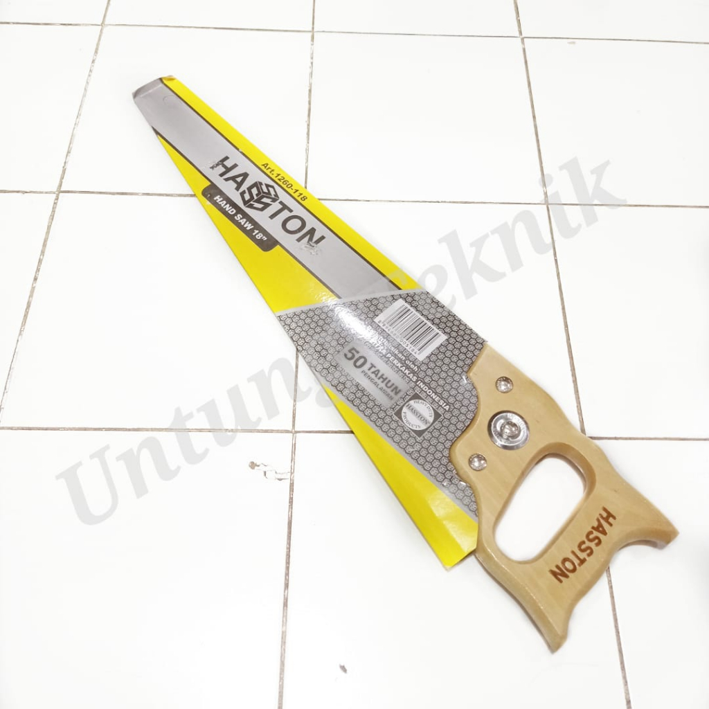 HASSTON prohex gergaji 18 inch kayu tangan