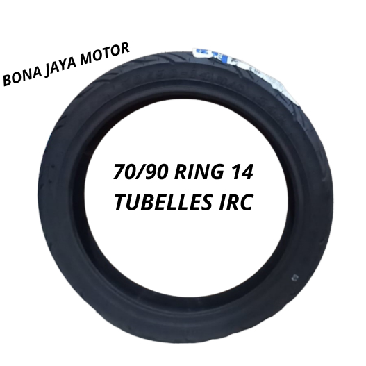 BAN LUAR TUBELLES UKURAN 70/90 RING 14 MERK IRC