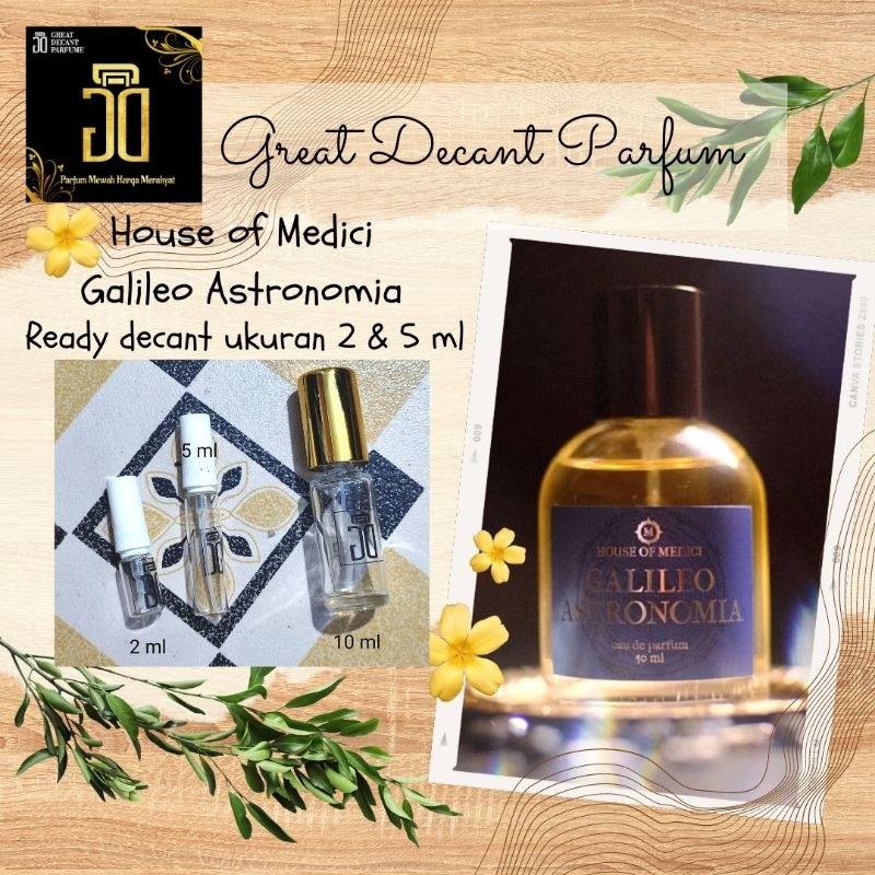 Galileo Astronomia House of Medici Parfum Decant