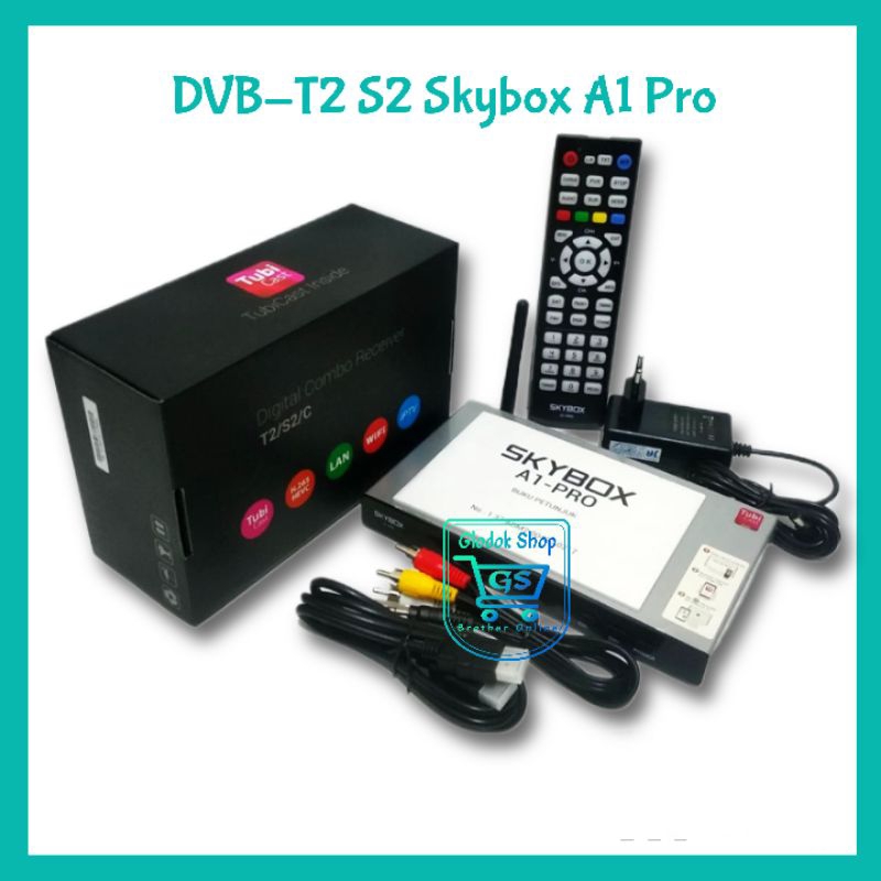 SKYBOX A1 PRO COMBO AVS PLUS DVBS2 DVBT2 TV DIGITAL SKYBOX A-1 PRO H264 H265 HD MPEG4