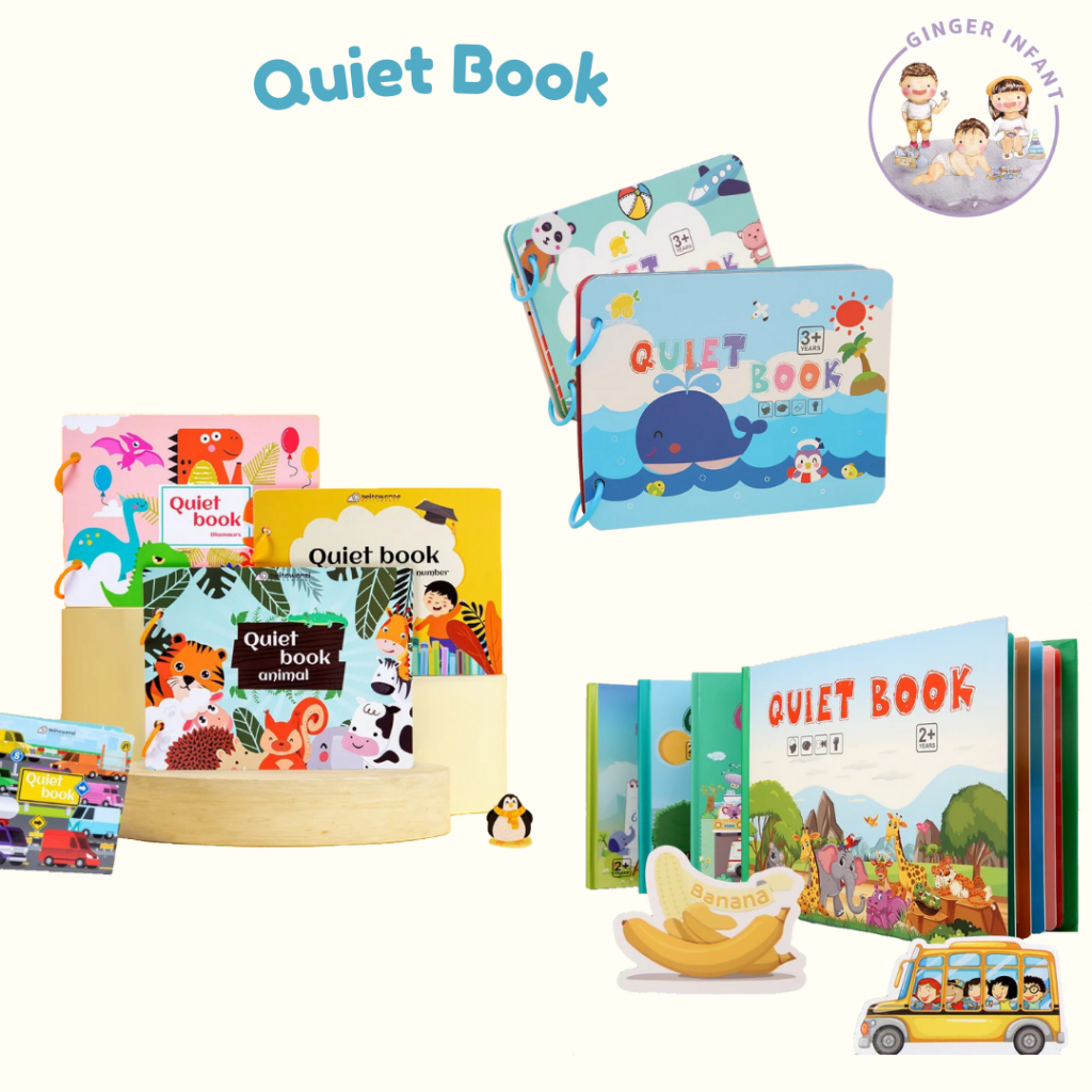 QUIET BOOK QUIET BUSY BOOK ACTIVITY REUSED BOOK buku aktivitas anak 2 tahun buku anak 2 tahun