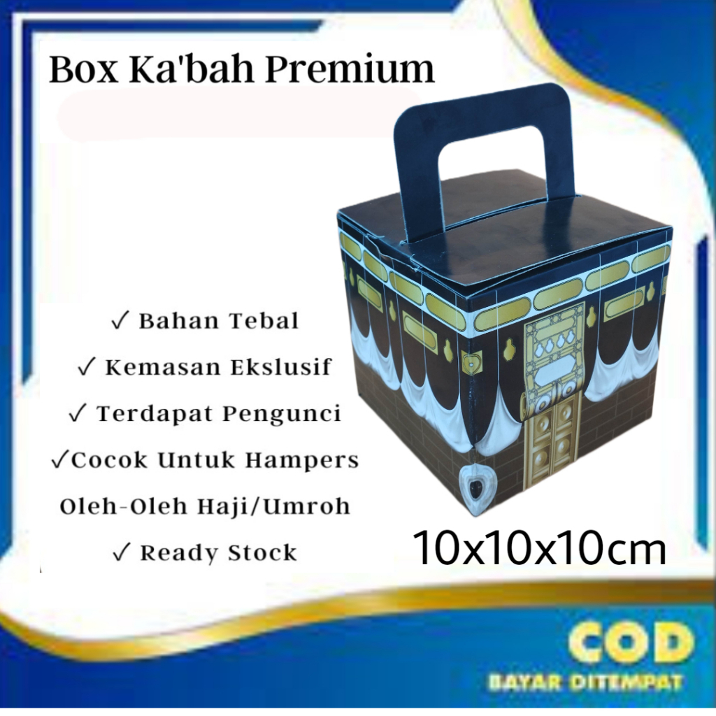

Dus BOX KABAH Kemasan Souvenir Paket Oleh Oleh Haji dan Umroh