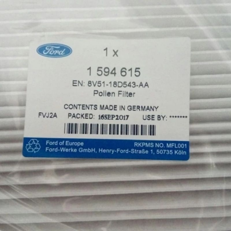 FILTER AC FORD ECOSPORT