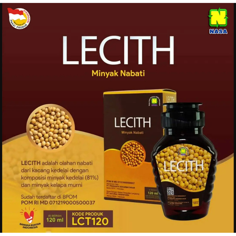 LECITH NASA LECITHIN 120 CC - OBAT SEJUTA PENYAKIT ORIGINAL NASA