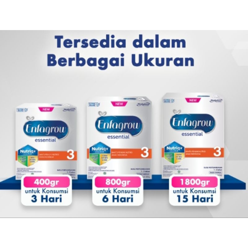 Enfagrow / Enfagrow Essential 3  800 g Susu Formula 1-3 Tahun