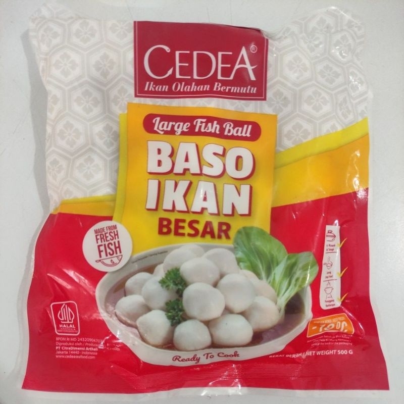 

CEDEA Bakso Ikan Variasi Besar Sedang 500gr