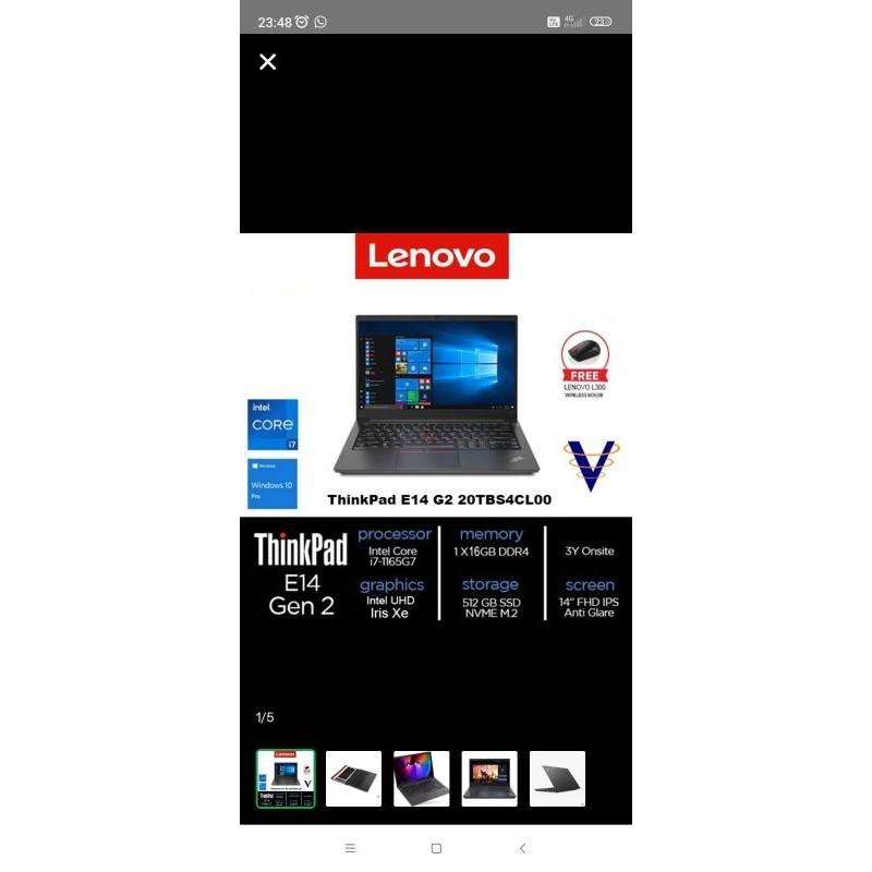 laptop lenovo thinkpad e14