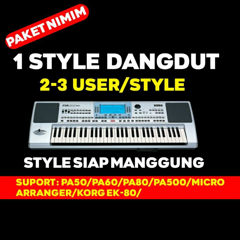 STYLE DUT KORG PA50/PA60/PA80/PA500/EK-50/MICRO ARRANGER