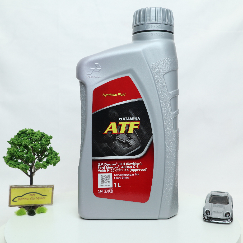 Pertamina ATF 1 Liter  Automatic Trasmission Fluid & Power Steering Oli Transmisi Otomatis Pelumas P