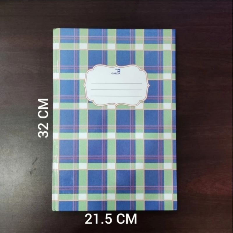 Buku Tulis Folio F4 Garda Bergaris Hard Cover