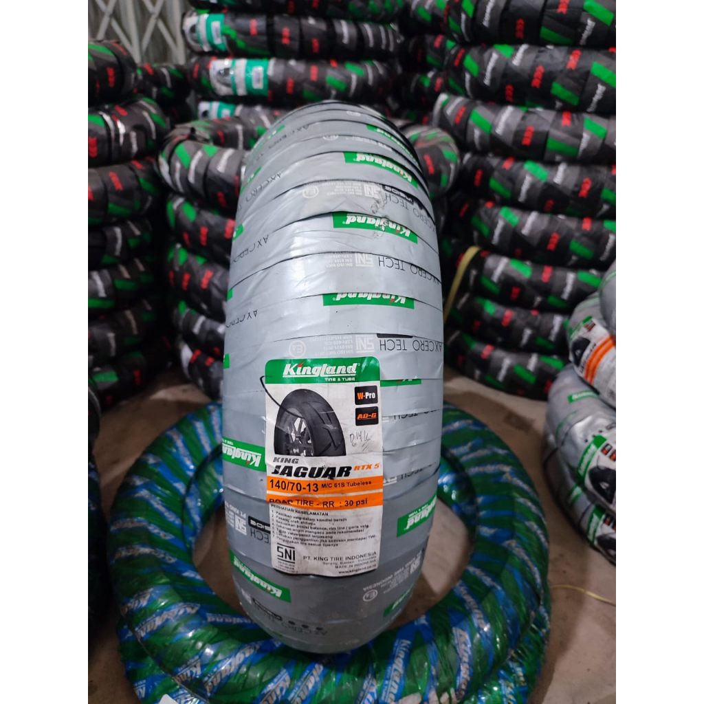 KINGLAND KING JAGUAR RTX-5 Ban Motor Nmax Ring 13 Uk 140/70-13 Tubeless NMAX - KINGLAND KING JAGUAR 