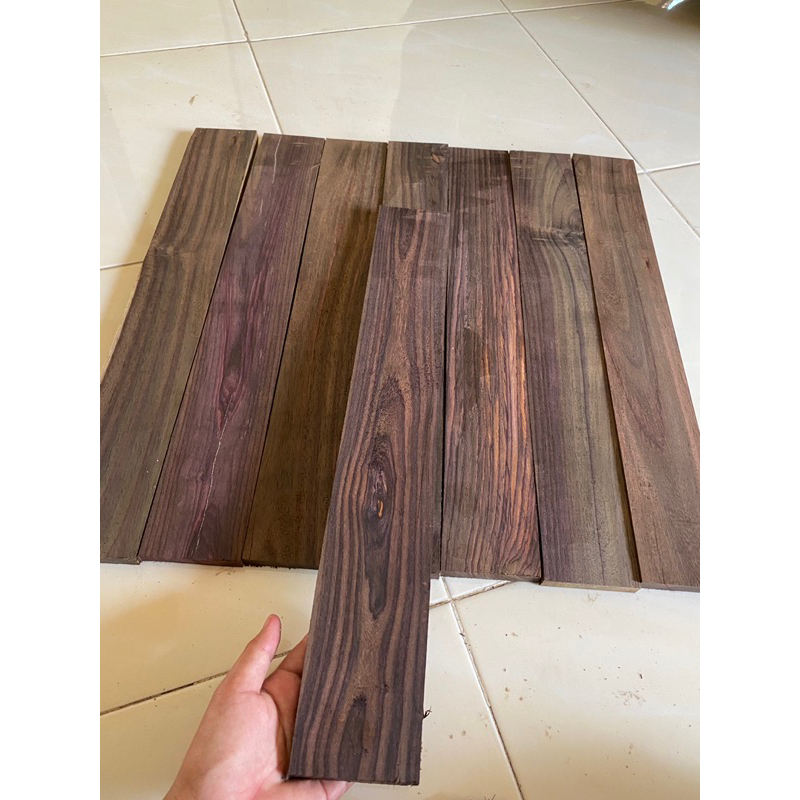 Kayu sonokeling rosewood / papan sonokeling full galih bisa request ukuran