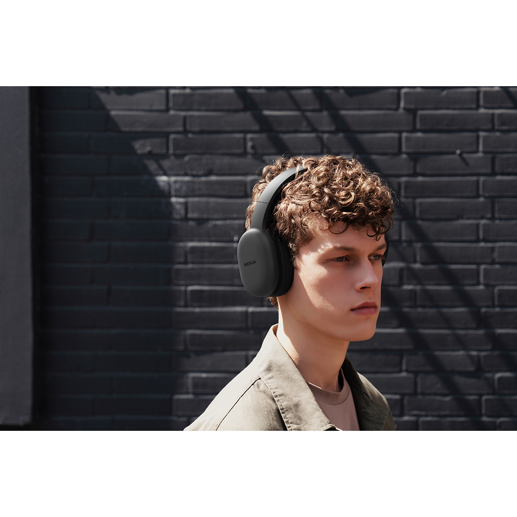 Nokia Essential Wireless Headphones E1300 Bluetooth 5.3 - Black
