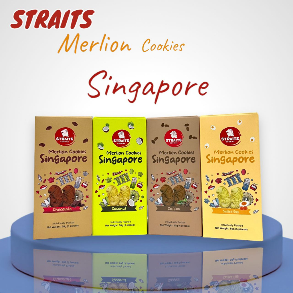 

READY STOCK Cookies Straits Merlion / Roti Cookies Singapore / Oleh-oleh Singapore
