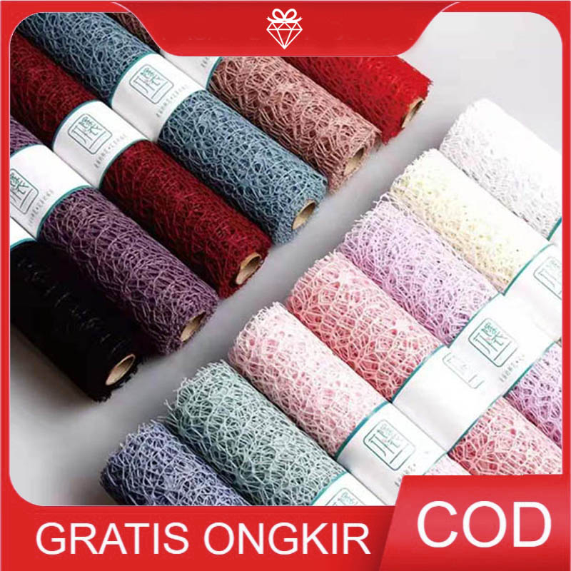 

1 METER Tile Jaring Polynet X - Bahan Kerajinan Buket Bunga Tile005