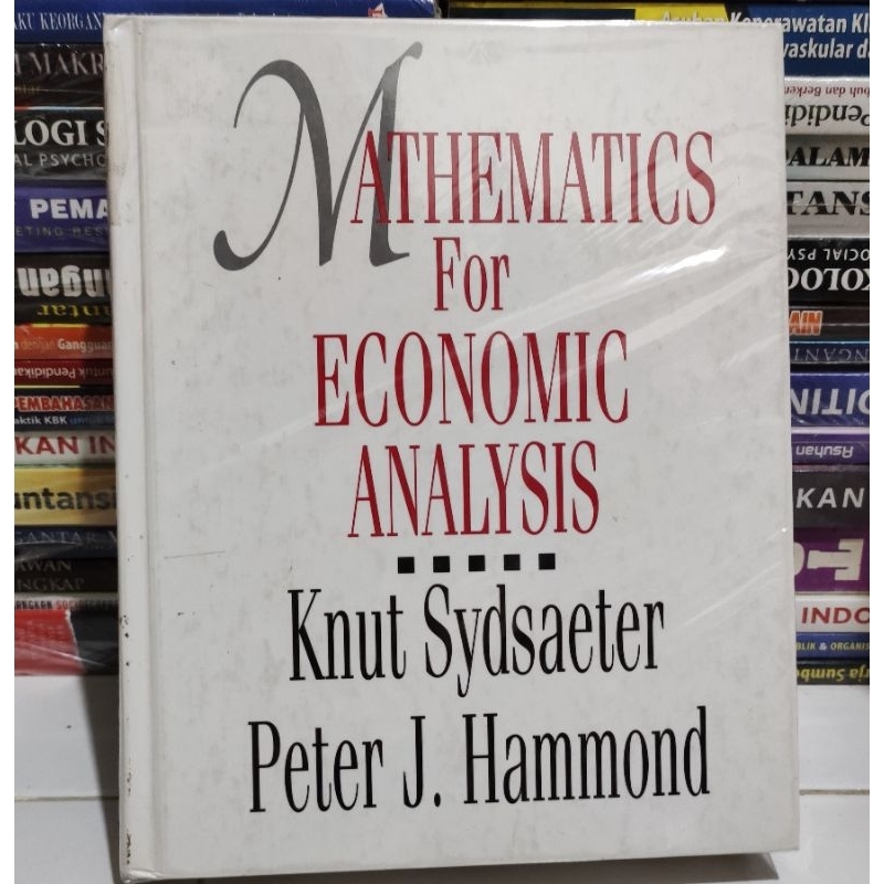 mathematics for economics analysis. buku original