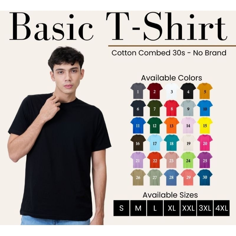 Pabrik Kaos Kaos Polos Dewasa Anak Unisex Lengan Pendek Katun