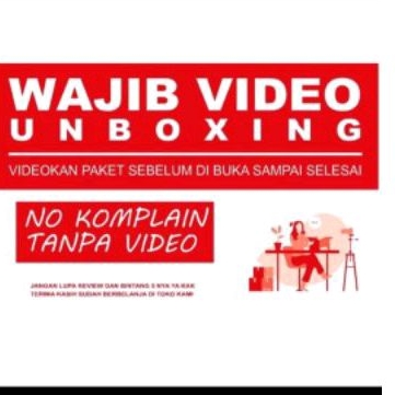 

STIKER WAJIB UNBOXING8 UK 10 X 6.5 CM