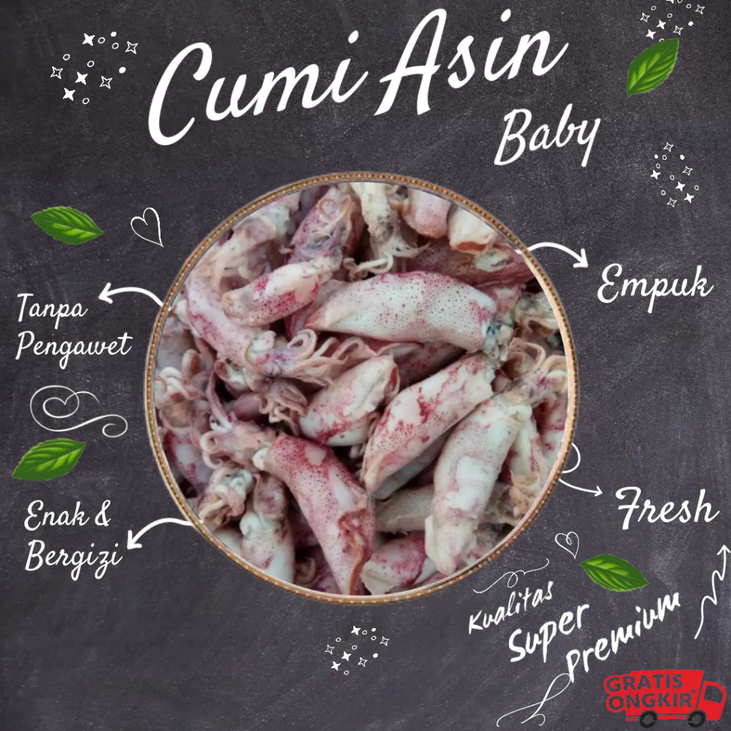 

Cumi Baby Asin Semi Kering 1kg Kualitas Super Premium