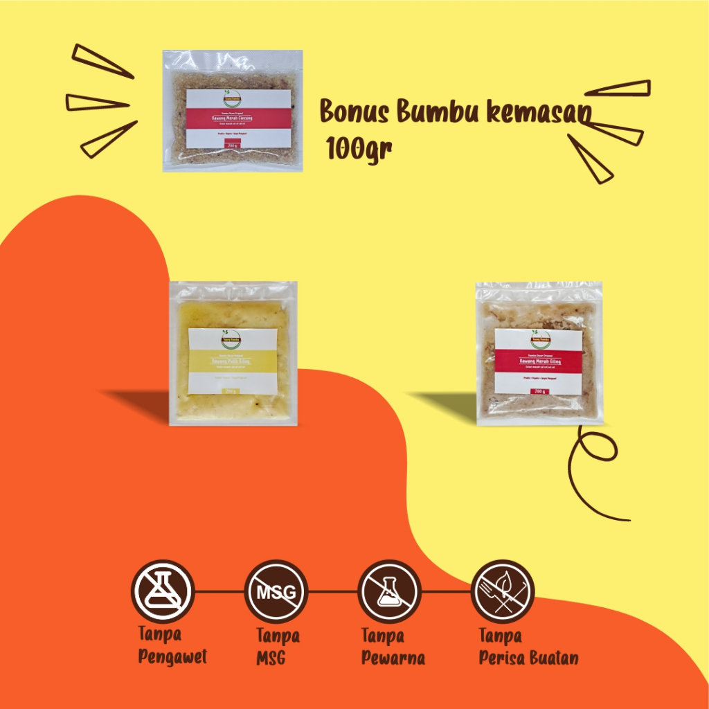 

Tuang Bumbu - Refill Bawang Putih Giling / Bawang Merah Giling Halus