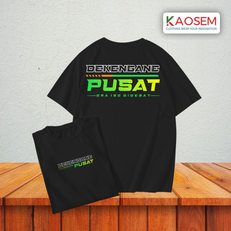 Kaos Dekengan Pusat/ Kaos Pusat / T-shirt Dekengan Pusat/ Kaos Trend