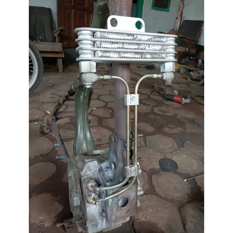 selang oil cooler Satria FU PNP kalter crankcase CB GL MP tiger