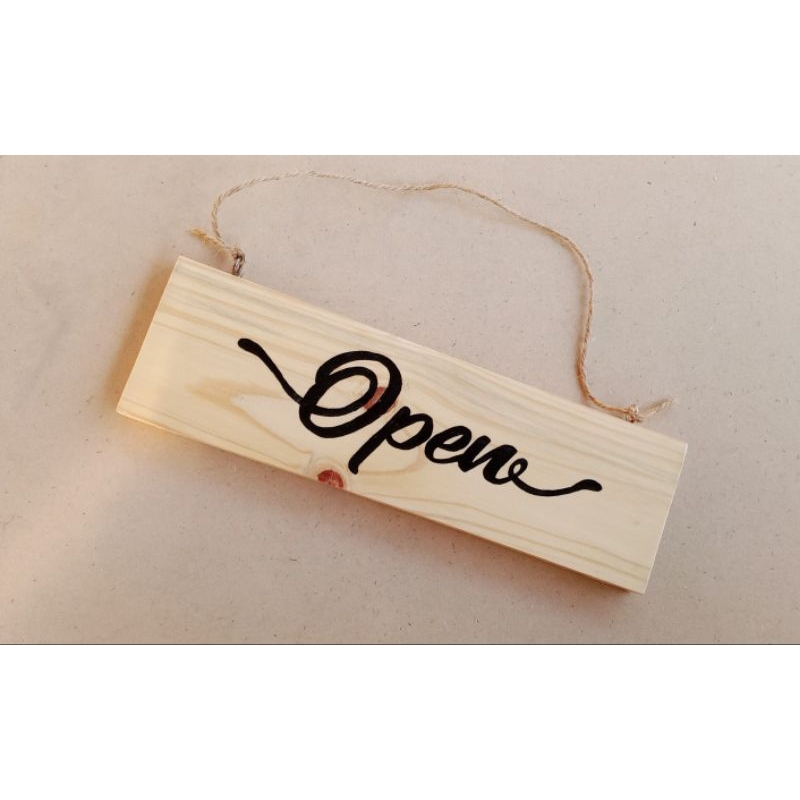 Open Close Toko Gantung