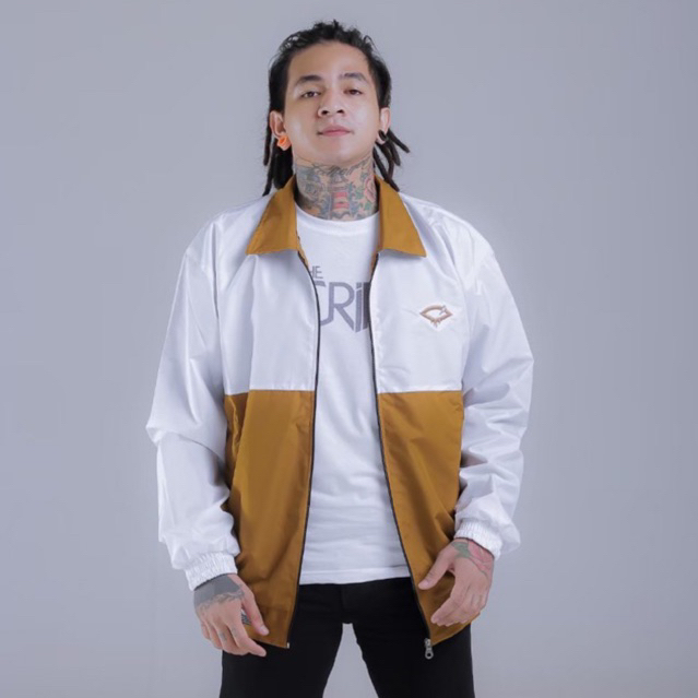 Jaket Parasut Tracktop Indigo