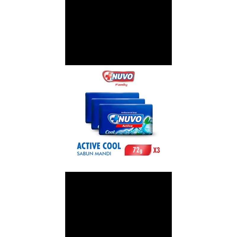 sabun batang nuvo isi 3pcs