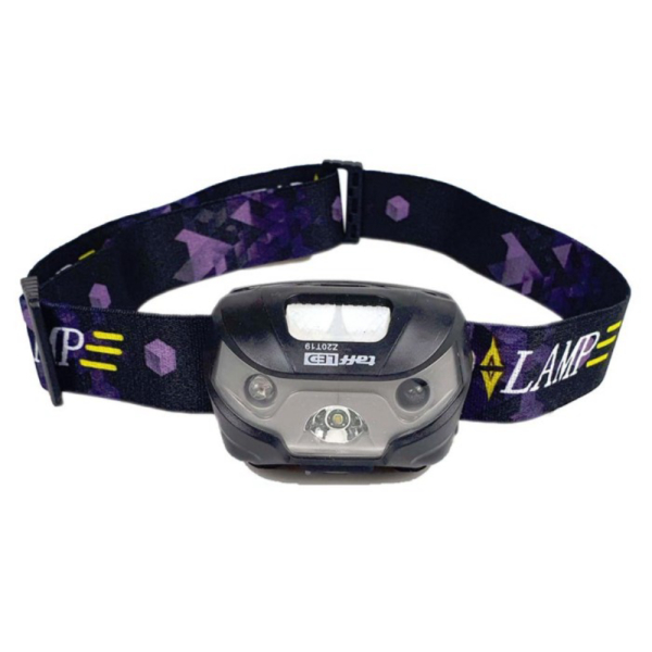 Unik Senter Kepala LED Headlamp Flashlight Rechargeable USB Motion Sensor - Z20T19 Limited