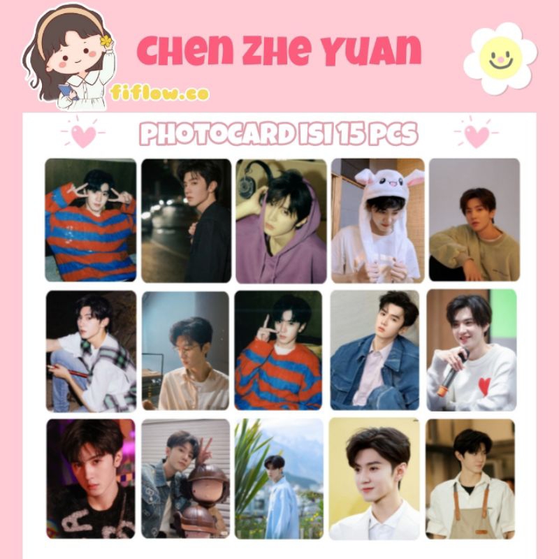 Photocard Chen Zhe Yuan/Fankit Chen Zhe Yuan/Photocard Drama China Hidden Love/ Aktor China Chen Zhe
