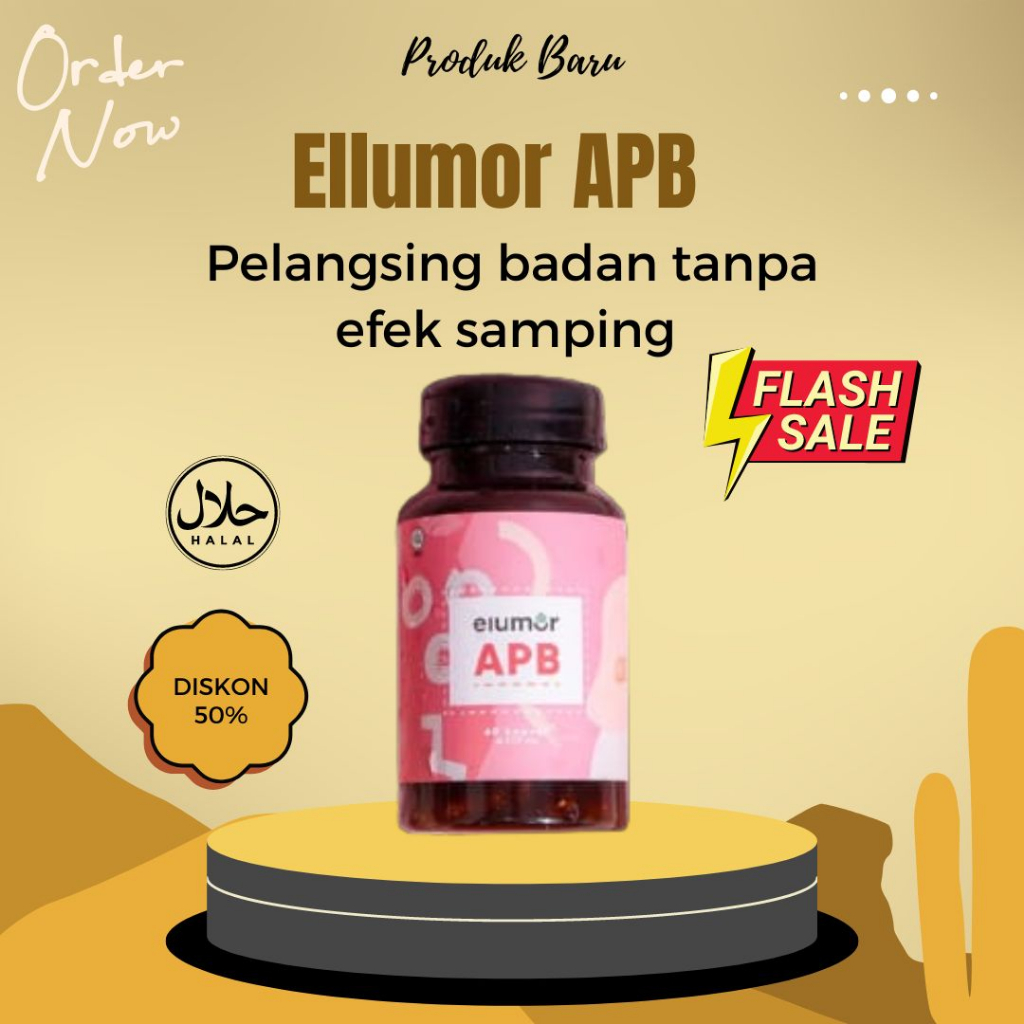 Elumor Apb Suplemen Pelangsing Badan Alami