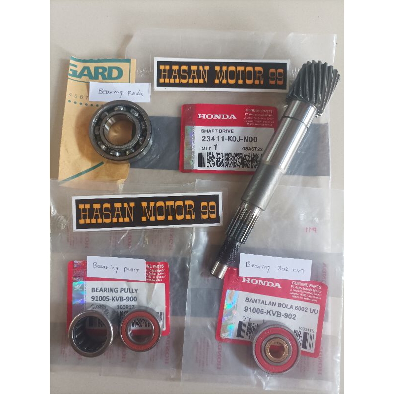 Paket Komplit As Pully KOJ Honda Genio Beat Deluxe Scopy  New 2020 Ke Atas