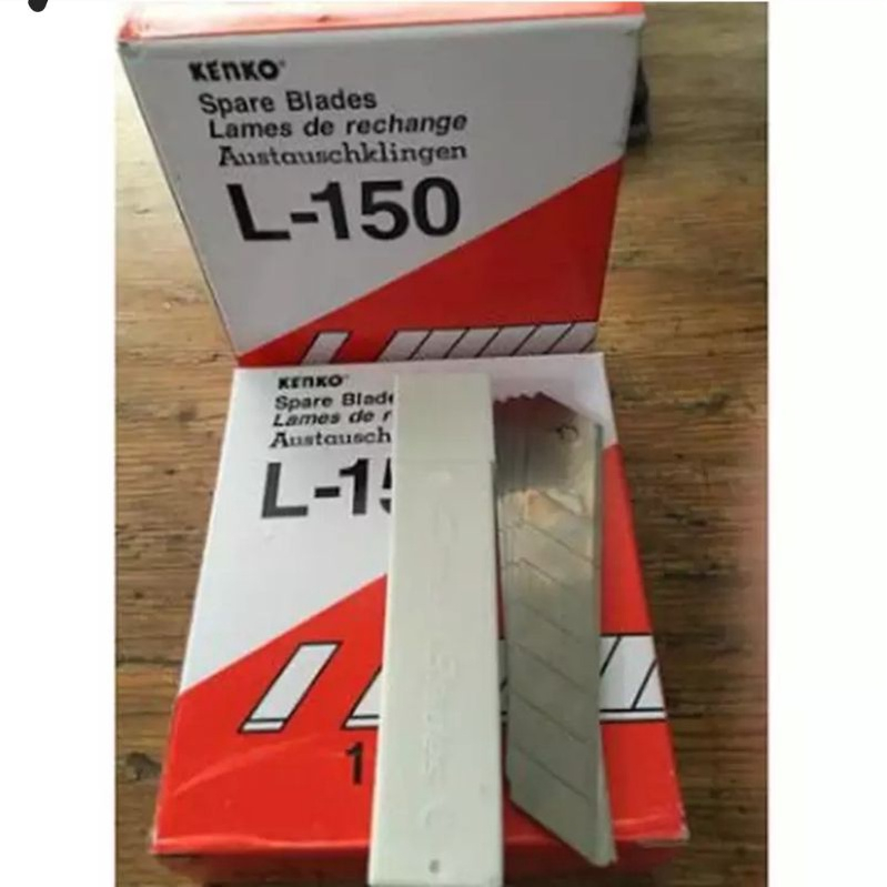 

ISI PISAU CUTTER KENKO L 150 (harga perpack isi 12 tube)