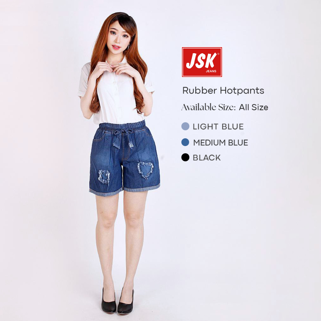 JSK Jeans - Celana Pendek Hotpants Wanita Jeans Cewek