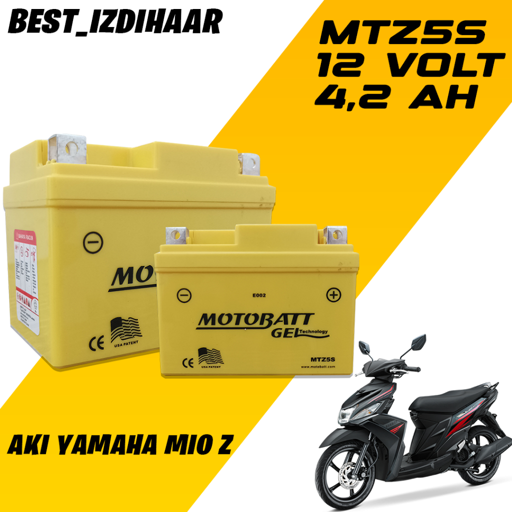 AKI YAMAHA MIO Z MERK MOTOBATT MTZ5S,AKI MOTOBATT ORIGINAL 100%