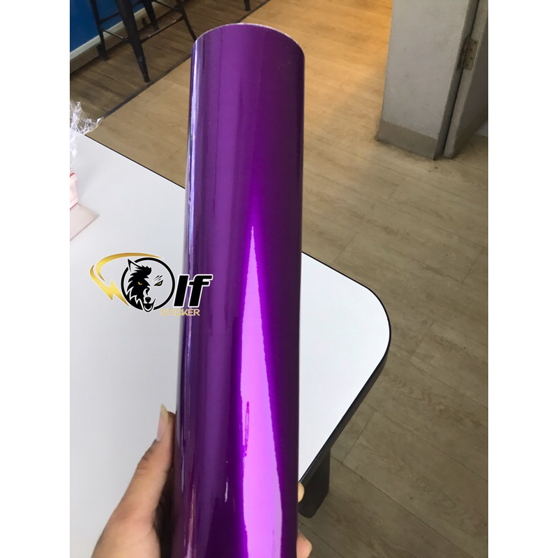 Skotlet ungu metalik candy glossy stiker scotlite ungu violet stiker scotlite ungu purple profix