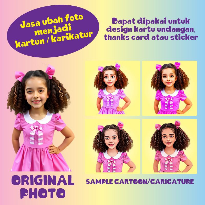 

Jasa Ubah Foto Menjadi Kartun/Karikatur