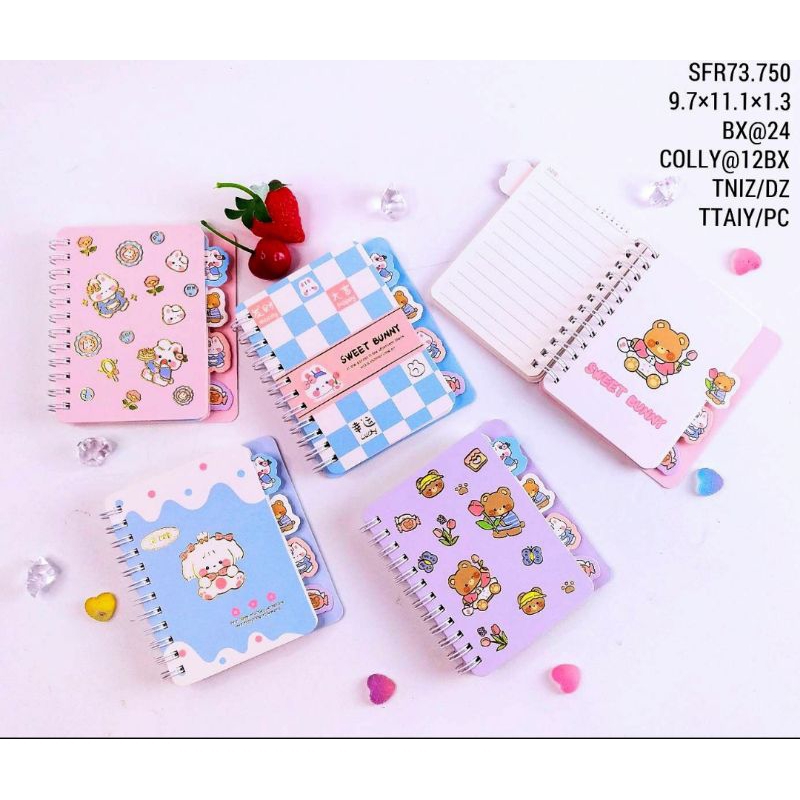 

Notes spiral cute+pembatas